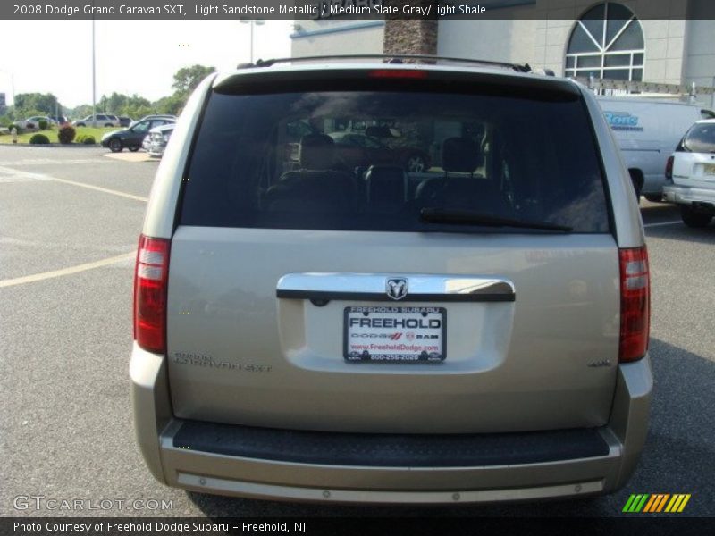 Light Sandstone Metallic / Medium Slate Gray/Light Shale 2008 Dodge Grand Caravan SXT