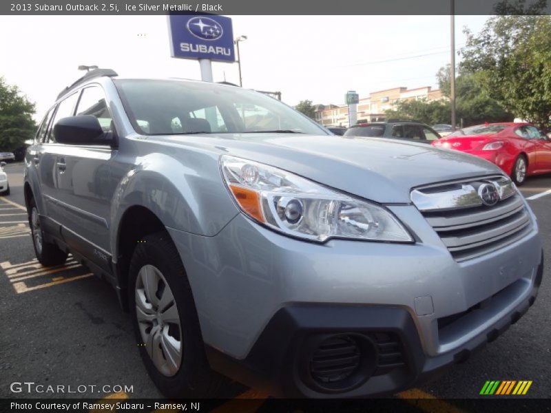 Ice Silver Metallic / Black 2013 Subaru Outback 2.5i
