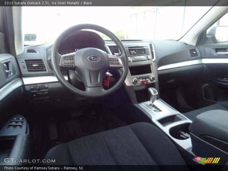 Ice Silver Metallic / Black 2013 Subaru Outback 2.5i