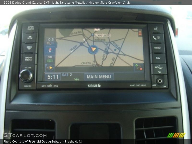 Light Sandstone Metallic / Medium Slate Gray/Light Shale 2008 Dodge Grand Caravan SXT