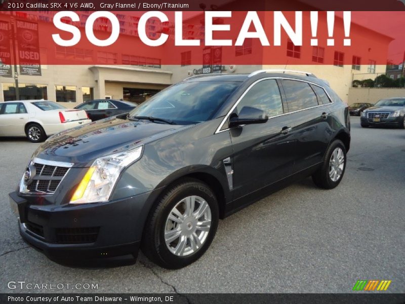 Gray Flannel / Ebony/Titanium 2010 Cadillac SRX 4 V6 AWD