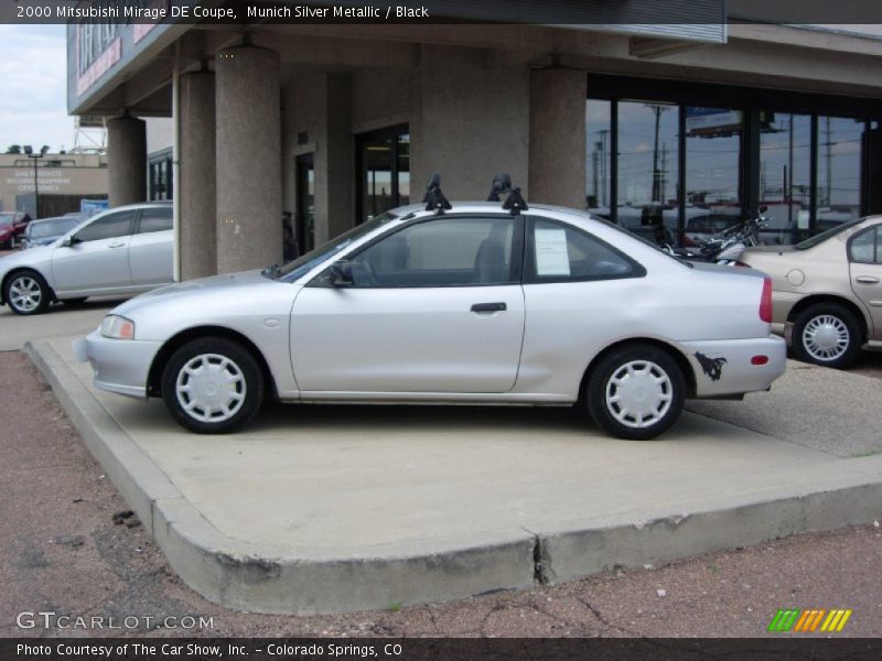 Munich Silver Metallic / Black 2000 Mitsubishi Mirage DE Coupe