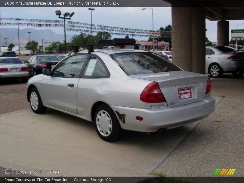 Munich Silver Metallic / Black 2000 Mitsubishi Mirage DE Coupe