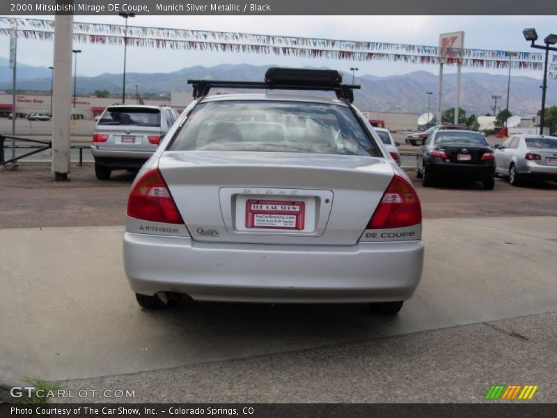 Munich Silver Metallic / Black 2000 Mitsubishi Mirage DE Coupe
