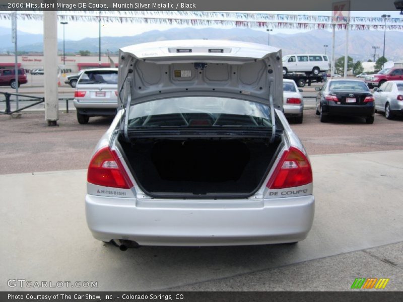 Munich Silver Metallic / Black 2000 Mitsubishi Mirage DE Coupe