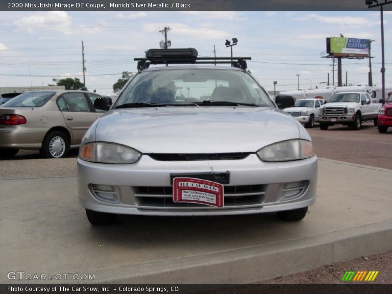 Munich Silver Metallic / Black 2000 Mitsubishi Mirage DE Coupe