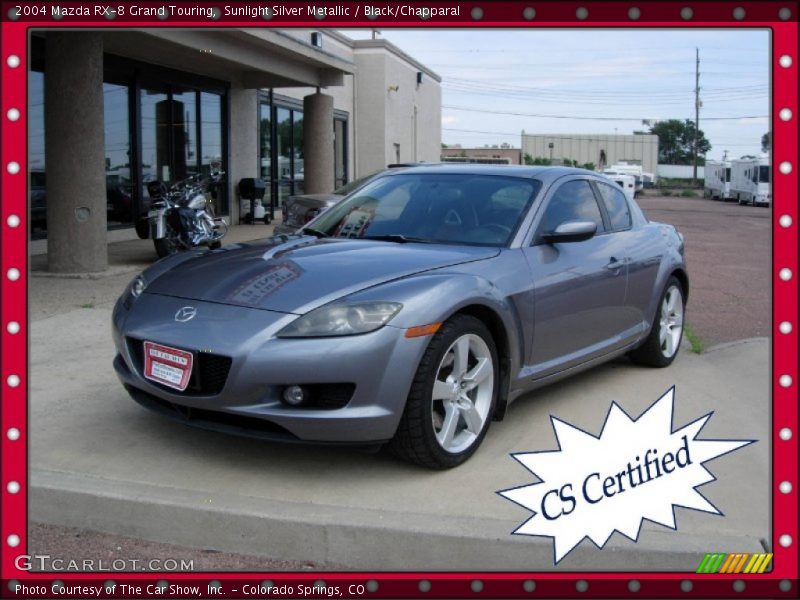 Sunlight Silver Metallic / Black/Chapparal 2004 Mazda RX-8 Grand Touring