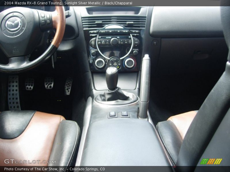 Sunlight Silver Metallic / Black/Chapparal 2004 Mazda RX-8 Grand Touring