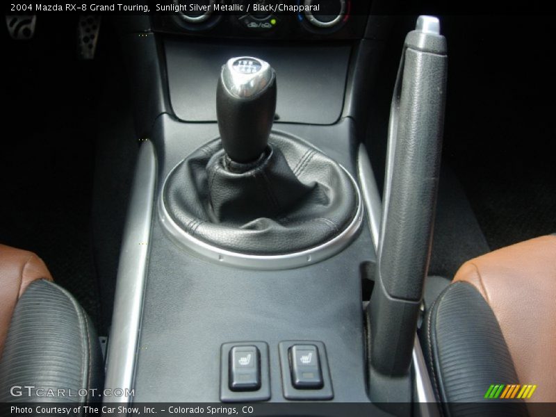 Sunlight Silver Metallic / Black/Chapparal 2004 Mazda RX-8 Grand Touring