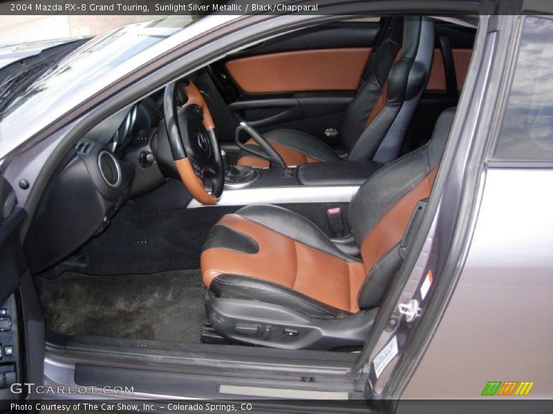 Sunlight Silver Metallic / Black/Chapparal 2004 Mazda RX-8 Grand Touring