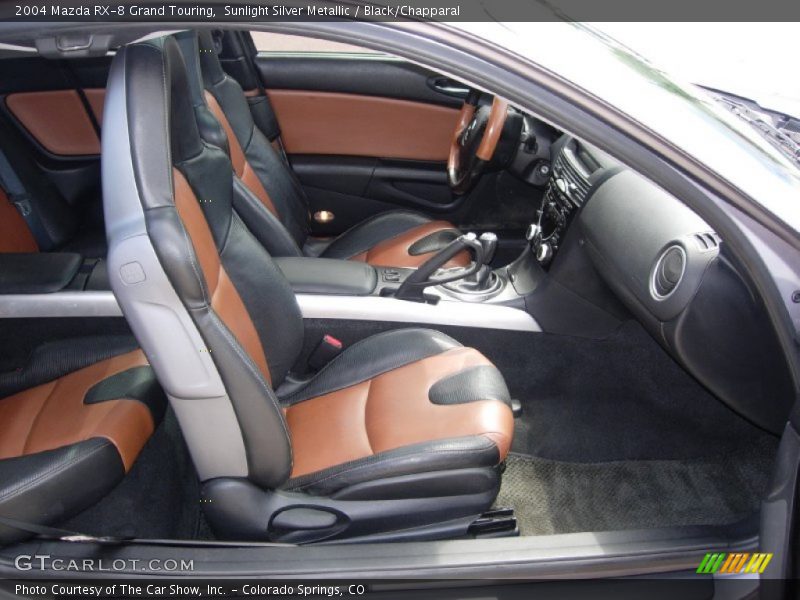 Sunlight Silver Metallic / Black/Chapparal 2004 Mazda RX-8 Grand Touring