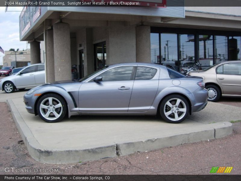 Sunlight Silver Metallic / Black/Chapparal 2004 Mazda RX-8 Grand Touring
