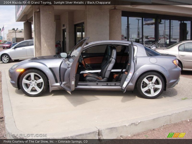 Sunlight Silver Metallic / Black/Chapparal 2004 Mazda RX-8 Grand Touring