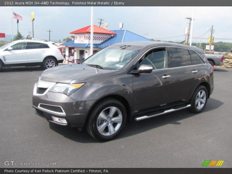 Polished Metal Metallic / Ebony 2012 Acura MDX SH-AWD Technology