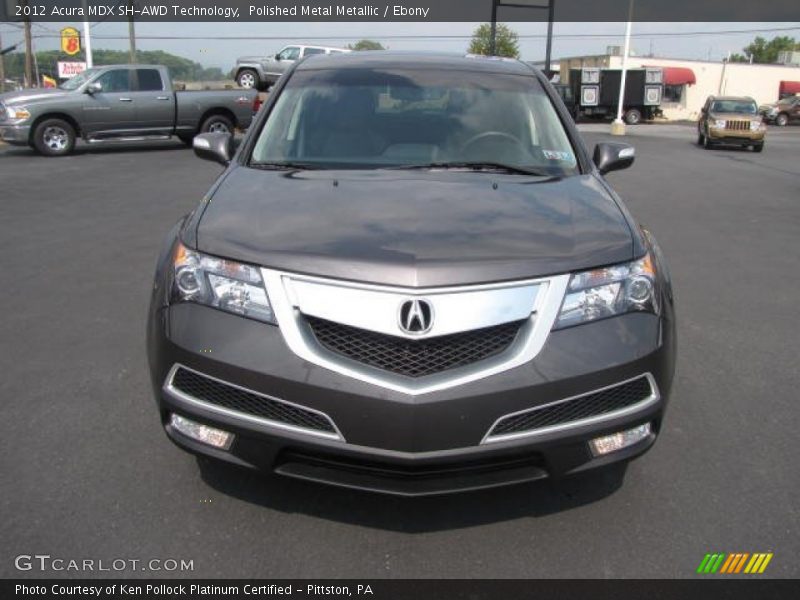 Polished Metal Metallic / Ebony 2012 Acura MDX SH-AWD Technology