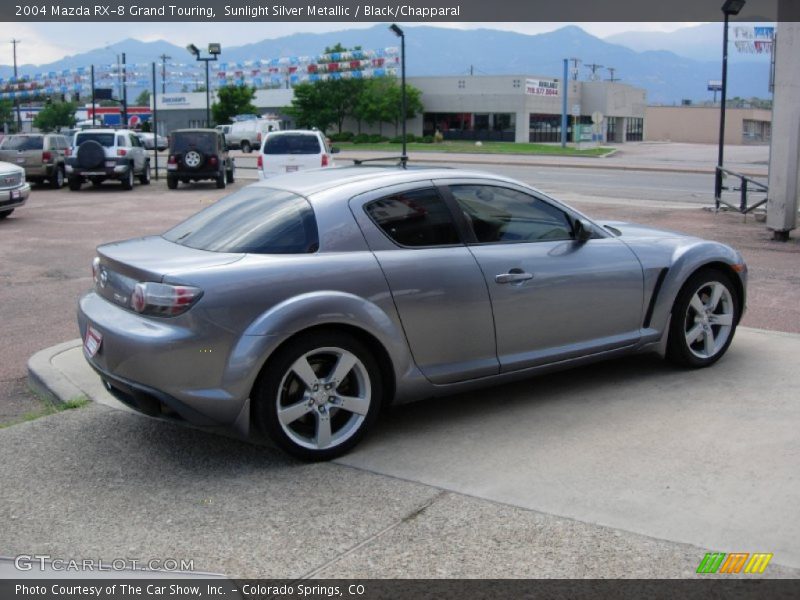 Sunlight Silver Metallic / Black/Chapparal 2004 Mazda RX-8 Grand Touring