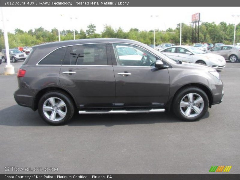 Polished Metal Metallic / Ebony 2012 Acura MDX SH-AWD Technology