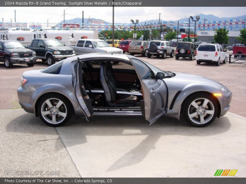 Sunlight Silver Metallic / Black/Chapparal 2004 Mazda RX-8 Grand Touring