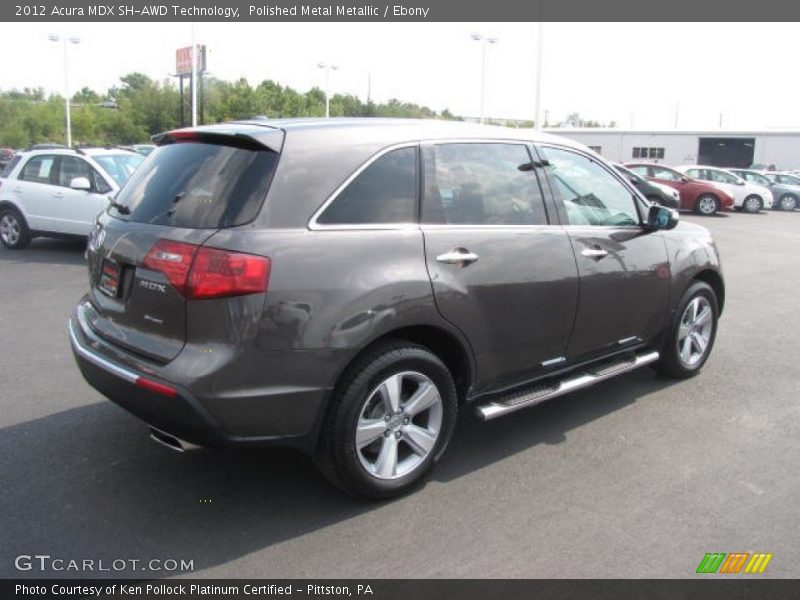 Polished Metal Metallic / Ebony 2012 Acura MDX SH-AWD Technology