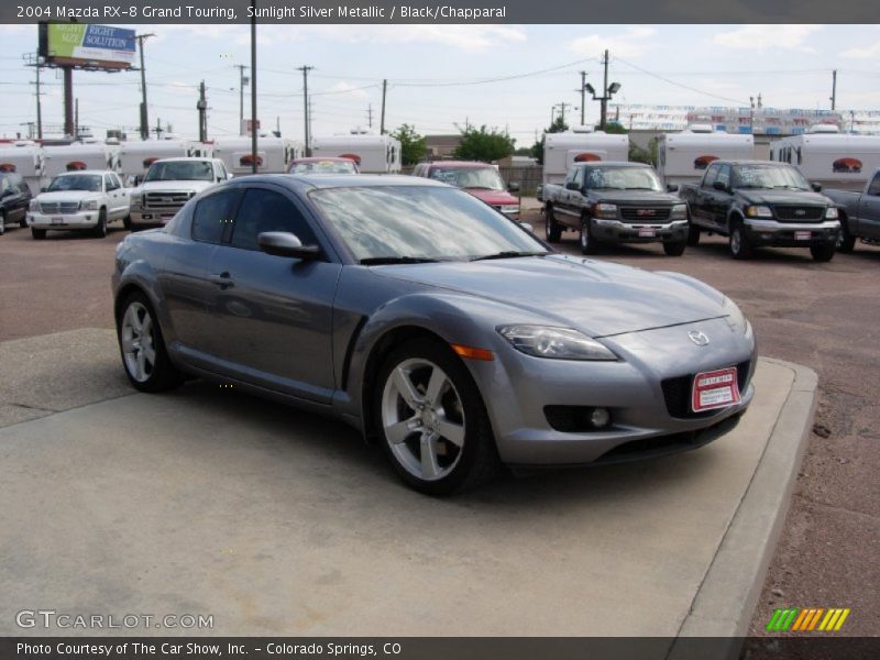 Sunlight Silver Metallic / Black/Chapparal 2004 Mazda RX-8 Grand Touring
