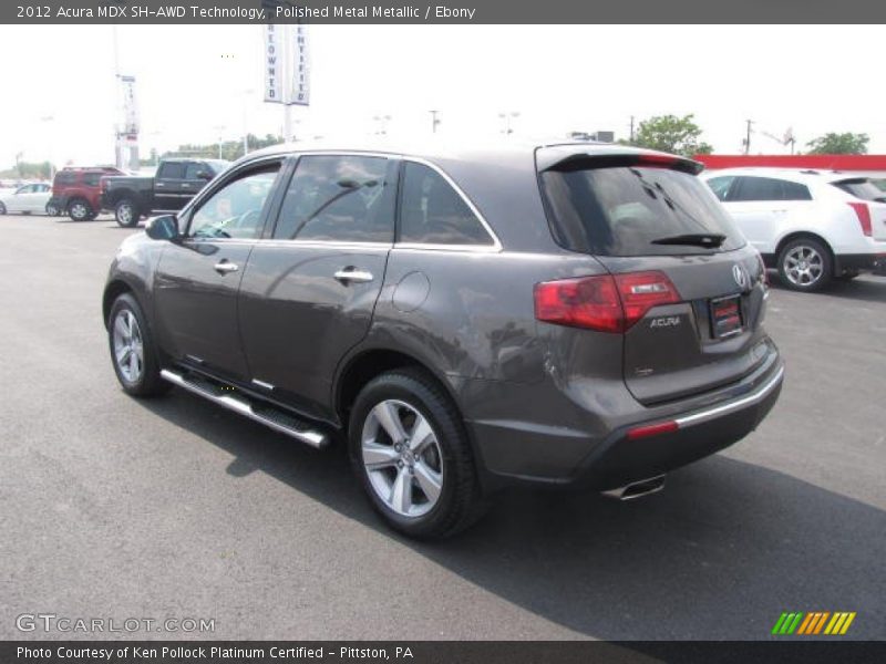 Polished Metal Metallic / Ebony 2012 Acura MDX SH-AWD Technology
