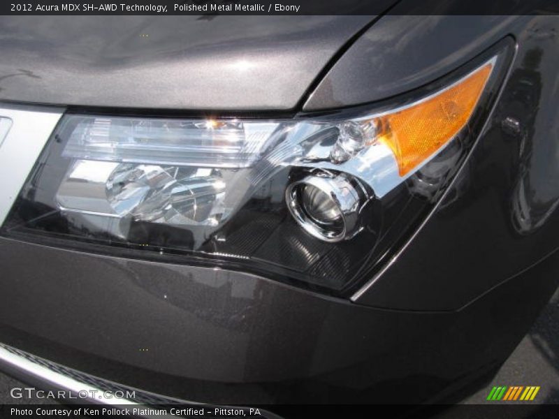 Polished Metal Metallic / Ebony 2012 Acura MDX SH-AWD Technology