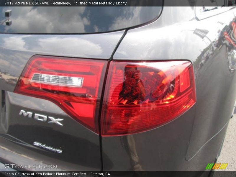 Polished Metal Metallic / Ebony 2012 Acura MDX SH-AWD Technology
