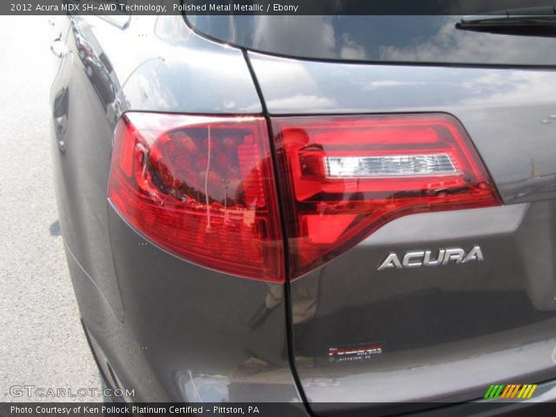 Polished Metal Metallic / Ebony 2012 Acura MDX SH-AWD Technology