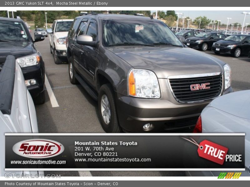 Mocha Steel Metallic / Ebony 2013 GMC Yukon SLT 4x4