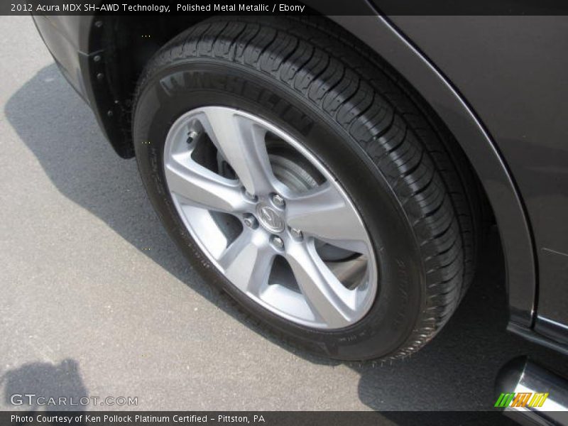 Polished Metal Metallic / Ebony 2012 Acura MDX SH-AWD Technology