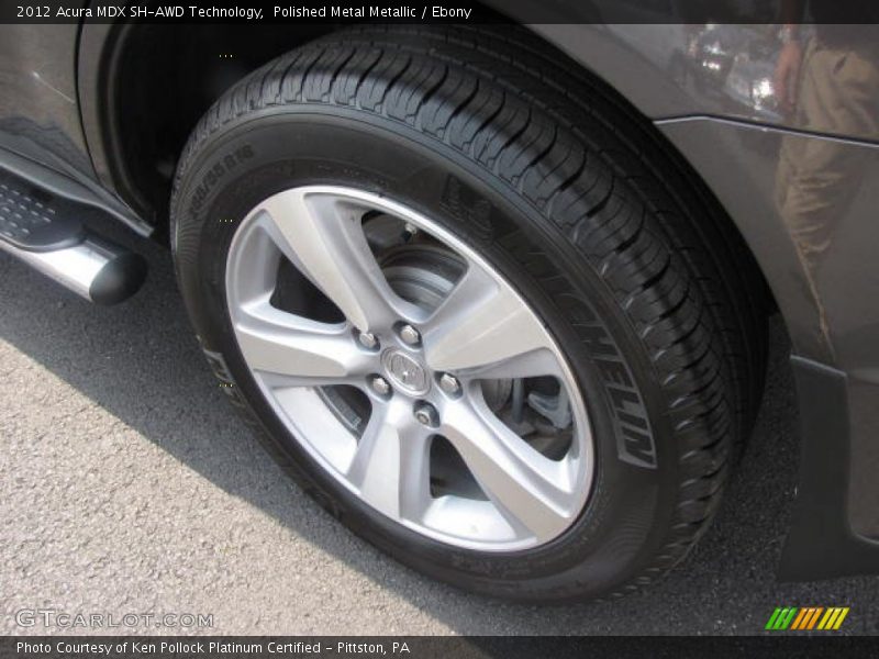 Polished Metal Metallic / Ebony 2012 Acura MDX SH-AWD Technology