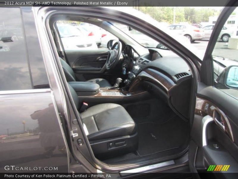 Polished Metal Metallic / Ebony 2012 Acura MDX SH-AWD Technology