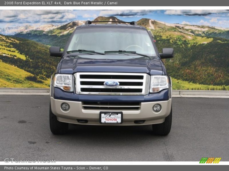 Dark Blue Pearl Metallic / Camel 2008 Ford Expedition EL XLT 4x4