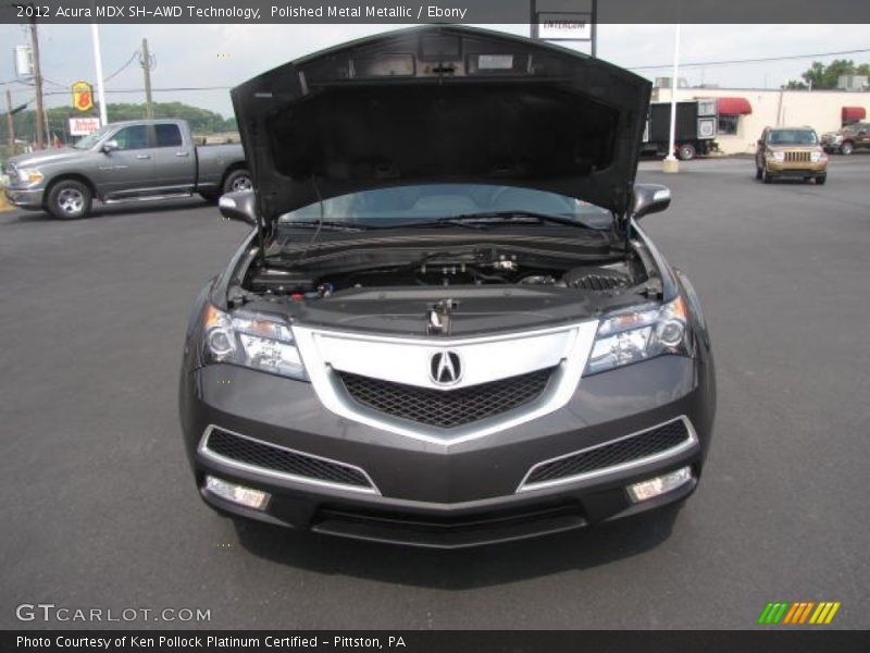 Polished Metal Metallic / Ebony 2012 Acura MDX SH-AWD Technology