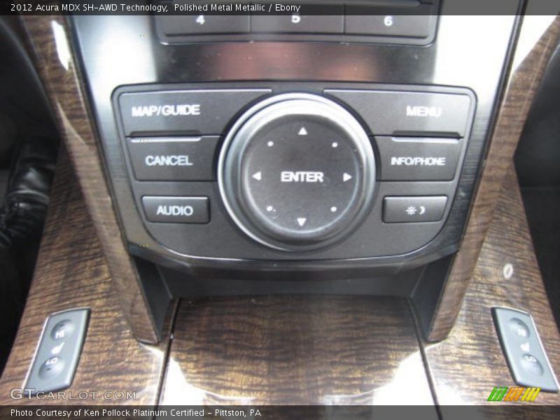 Polished Metal Metallic / Ebony 2012 Acura MDX SH-AWD Technology