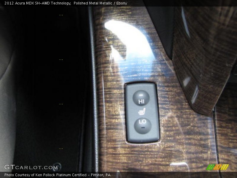 Polished Metal Metallic / Ebony 2012 Acura MDX SH-AWD Technology