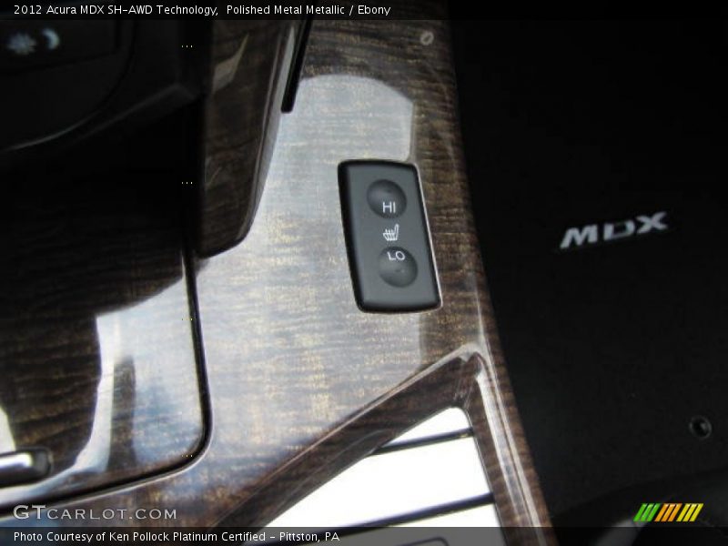 Polished Metal Metallic / Ebony 2012 Acura MDX SH-AWD Technology