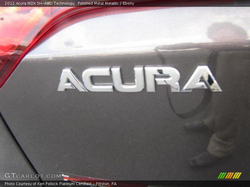 Polished Metal Metallic / Ebony 2012 Acura MDX SH-AWD Technology