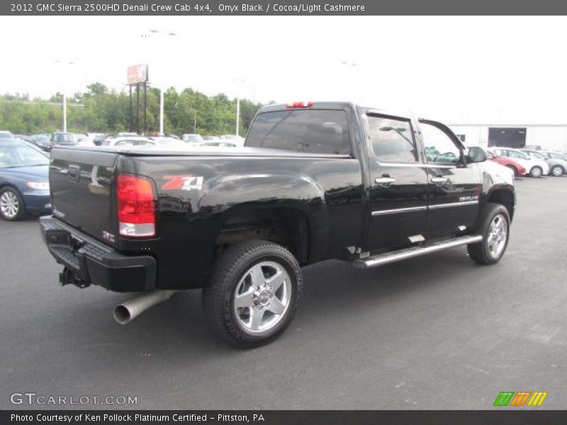 Onyx Black / Cocoa/Light Cashmere 2012 GMC Sierra 2500HD Denali Crew Cab 4x4