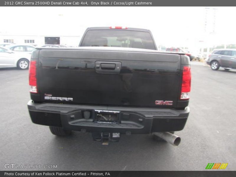 Onyx Black / Cocoa/Light Cashmere 2012 GMC Sierra 2500HD Denali Crew Cab 4x4