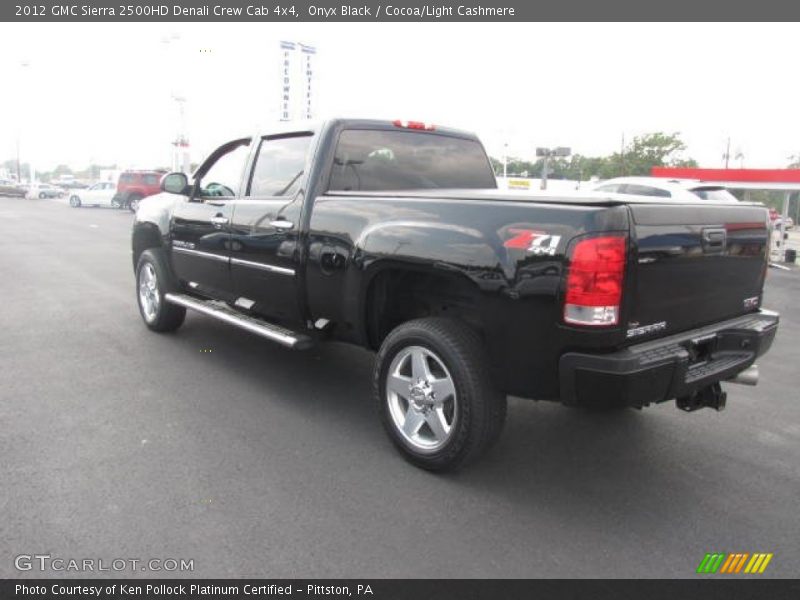 Onyx Black / Cocoa/Light Cashmere 2012 GMC Sierra 2500HD Denali Crew Cab 4x4