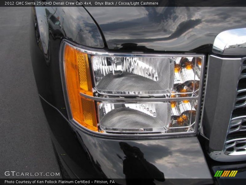 Onyx Black / Cocoa/Light Cashmere 2012 GMC Sierra 2500HD Denali Crew Cab 4x4