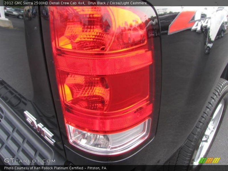Onyx Black / Cocoa/Light Cashmere 2012 GMC Sierra 2500HD Denali Crew Cab 4x4