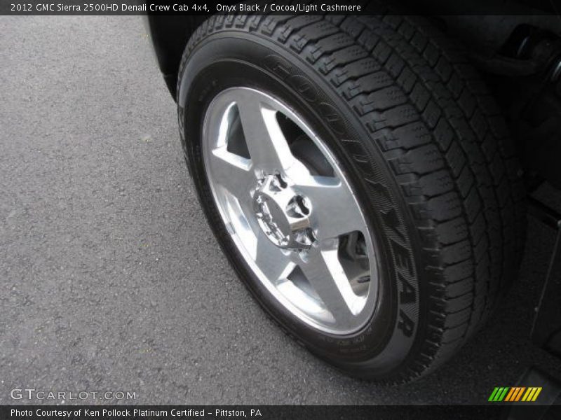 Onyx Black / Cocoa/Light Cashmere 2012 GMC Sierra 2500HD Denali Crew Cab 4x4