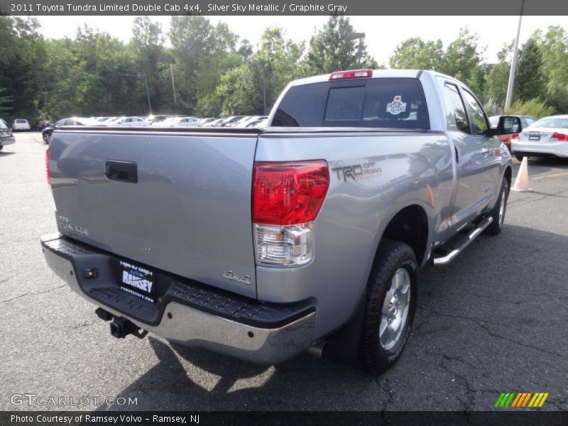 Silver Sky Metallic / Graphite Gray 2011 Toyota Tundra Limited Double Cab 4x4