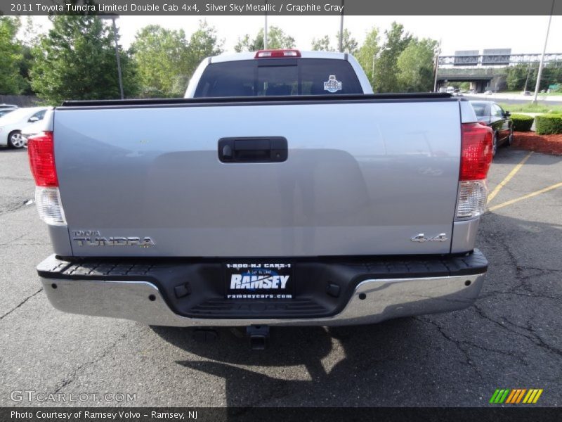 Silver Sky Metallic / Graphite Gray 2011 Toyota Tundra Limited Double Cab 4x4