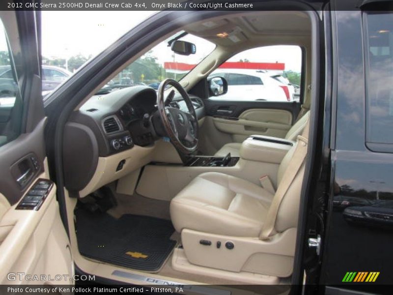 Onyx Black / Cocoa/Light Cashmere 2012 GMC Sierra 2500HD Denali Crew Cab 4x4