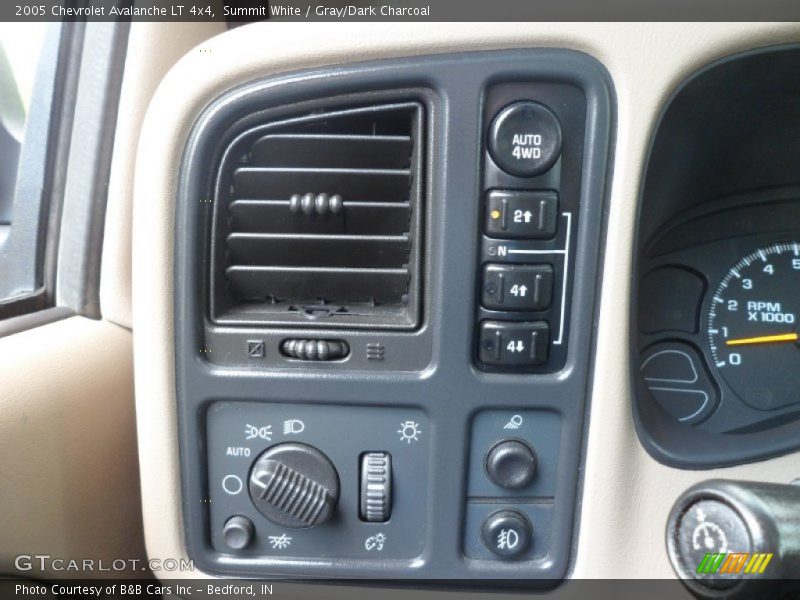 Summit White / Gray/Dark Charcoal 2005 Chevrolet Avalanche LT 4x4
