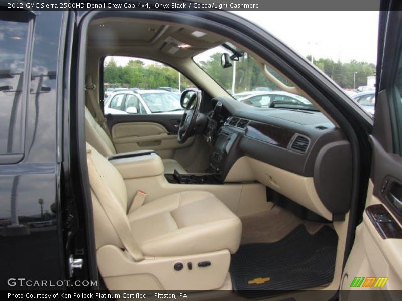 Onyx Black / Cocoa/Light Cashmere 2012 GMC Sierra 2500HD Denali Crew Cab 4x4