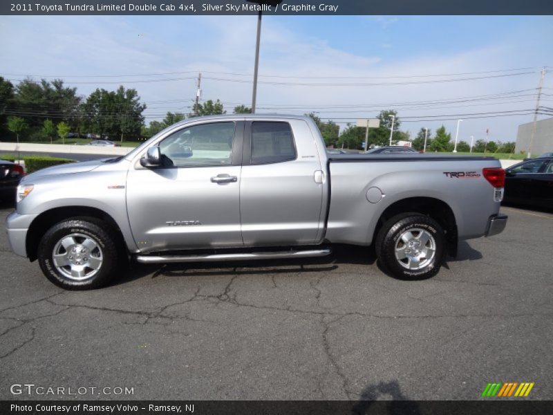 Silver Sky Metallic / Graphite Gray 2011 Toyota Tundra Limited Double Cab 4x4